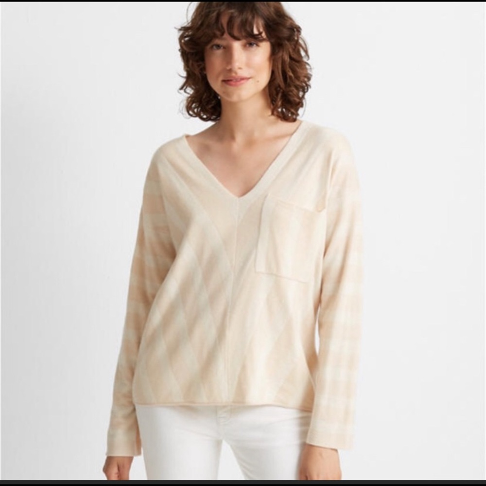 💵 NWT | Club Monaco Striped Cashmere Sweater
